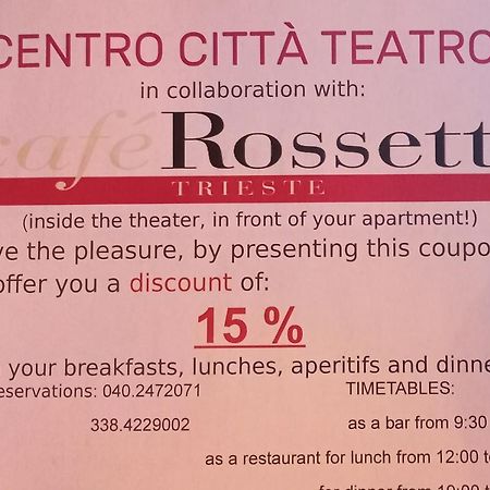 ホテル Centro Citta Teatro トリエステ エクステリア 写真