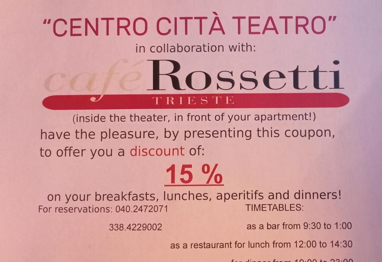ホテル Centro Citta Teatro トリエステ エクステリア 写真